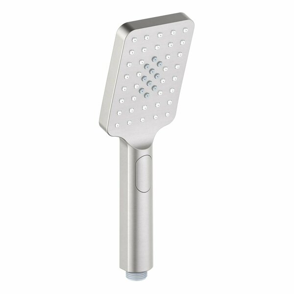 Kibi Cube 3 Settings ABS Handheld Shower Head - Brushed Nickel HS1002BN